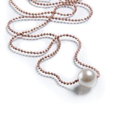 Chain & pearl necklace ANGELART